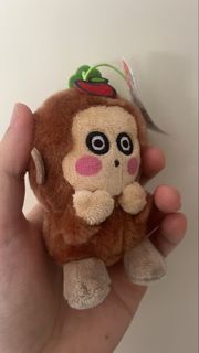 Sanrio monkichi 大口猴毛絨公仔