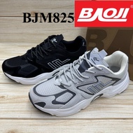 ฺBaoji BJM 825 รองเท้าผ้าใบชาย  บาโอจิ 41-45 สีดำ/เทา