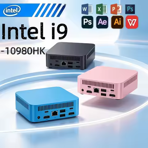 Windows 11 Pro Mini Pc Intel i9 10980HK Mini PC Computer 16GB RAM 1TB SSD Gaming PC Wifi 6 BT5.2 Min