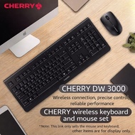 Cherry: DW 3000 Wireless Standard Keyboard & Mouse Set - QWERTY Black
