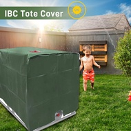IBC Tote Cover 275 Gallon Protector for Cutouts in 1000 Liter Garden Tank Durable Polyester Sunshade
