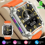 New Smart Watch With LED Light Bluetooth Call Men Watches 2024 Health Monitor Waterproof Sports Smartwatch For Android ios