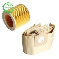 5X Dust Bag 1X Filter for KARCHER WD3 Premium WD 3,300 M WD 3,200 WD3.500 P 6,959-130 Vacuum Cleaner