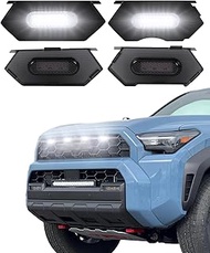 Front Bumper LED Grill Lights for 2025 2026 Toyota 4Runner TRD Pro Trailhunter Raptor Marker Lights 