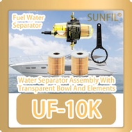 UF-10K Water Separator Assembly With Transparent  Bowl And Elements UF10K   For Yamaha Suzuki Tohats