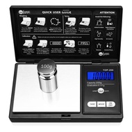 (TOP-100) - Weigh Gramme Scale Digital Pocket Scale,100g by 0.01g,Digital Grammes Scale, Food Scale,