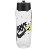 Nike TR Renew Recharge Straw Water Bottle 24oz (Clear Graphic)