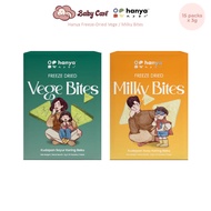 Hanya Freeze-Dried Vege Bites (3g X 15s) | Picky Eaters’ Life Saver, Milky Bites, Baby Snacks