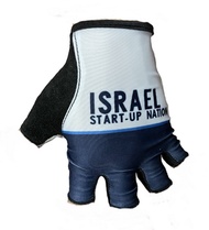 20212021 ISRAEL START UP NATION TEAM BLUE ONE PAIR CYCLING BIKE HALF FINGER GLOVES BICYCLE GEL GLOVE