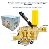 Head Pump Jet Cleaner Kepala Pompa Mesin Pressure Washer Cylinder Head Pump High Pressure Universal