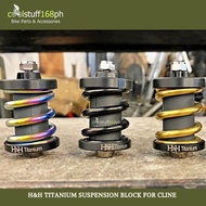 CS168ph H&amp;H Titanium Suspension Block for Brompton CLine Folding Bicycle Parts &amp; Accessories