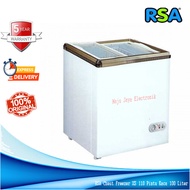 Chest Freezer RSA XS 110 Pintu Geser KACA 100 Liter By GEA