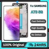 【In stock 】original AMOLED 6.7 ''LCD for Samsung A73 Display LCD touch screen digitizer assembly for