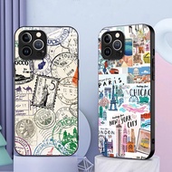 Aircraft Airplane Fly Travel 03 Glass Phone Case For IPhone 16 15 14 13 12 11 Pro XR XS Max Plus Min