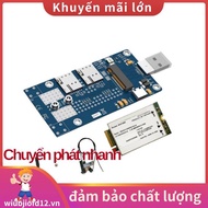 M.2 to USB 3.0 Adapter+EM7455 4G Module with Dual NANO SIM Card Slot Support 3G/4G/5G/LTE Module M2 