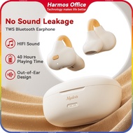 Bluetooth Eearphone with Noise Cancellation Ear Clip & HangEar Design WaterResistant for Sports 50Ho