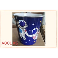 KJ 1PCS SQUARE TRASH CAN SQUARE TRASH CAN WITH GOLD LIST TAYO A811 BIRTHDAY SOUVENIR