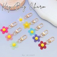 GANTUNGAN Motorcycle Keychain/Daisy Flower Keychain