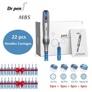 Dr.pen M8S Derma Pen  with 22PCS Needle Cartridges for Acne Scar Removal
