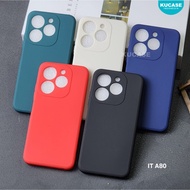 Itel A80 Softcase Macaron Square Plain Case Itel A80