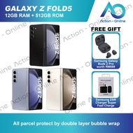 (Ready Stock) Samsung Galaxy Z Fold 5 5G Smartphone (12GB RAM + 512GB ROM) with 1 Year Samsung Malaysia Warranty