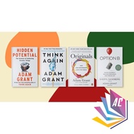 Adam Grant 4 Books Set | Hidden Potential | Think Again | | Option B - Self Help - Psychology - Busi