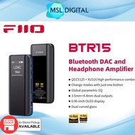 FiiO BTR15 Portable DAC & Amplifier with 3.5 & 4.4mm Balanced Output portable Bluetooth DAC/AMP (BTR