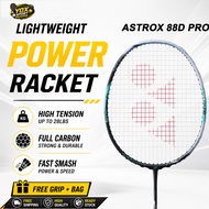 Astrox 88S 88D Pro Badminton Racket Doubles Performance Free Bag Grip