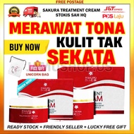 (ORIGINAL HQ/READY STOCK) Sakura Treatment Cream 3X Booster Whitening 10G Krim Jerawat Krim Jeragat 