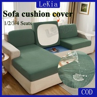 Waterproof Elastic Sofa Cover,1/2/3/4 Seats Seat Cushion Cover,Stretch Washable All Inclusive Teluk 