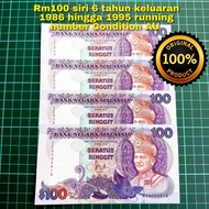A715 rm100 siri 6 duit kertas lama duit syiling lama duit Malaysia lama rm100 lama barang lama baran