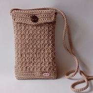 (COD) LIMITED EDITION Tas selempang hp rajut / pouch hp rajut / dompet hp rajut handmade