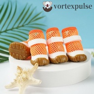 VORTEXPULSE Dog Net Shoes, Soft PVC Hollow Out Dog Shoes, Summer Dog Shoes Anti-Slip Breathable Dog 