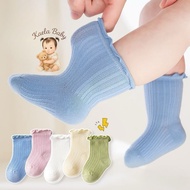 Baby Girl Socks 0-5 Years Old Plain Pattern Imported Newborn Socks | Girls' socks | SS09