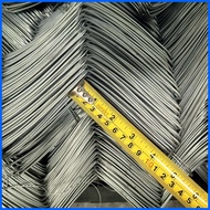 ❧ ✲ ♕ (Per roll) Galvanized Cyclone Wire Farm Fence Wire Graden Fence Wire 12ft x 3ft / 4ft / 5ft /