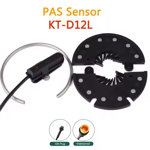 PAS Pedal Assist Sensor KT-D12L KT D12 D12L 12 Magnet 3pin Connector SM/Waterproof Electric Bicycle 