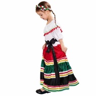 Mexico colombia veezuela brazuba halloween costumeGirl | Traditional Mexican Brazilian costume for g