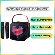SDRD SP-100 BT Karaoke Microphone Speaker Portable Outdoor Singing Speaker