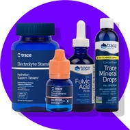 Trace Minerals | Liquid Ionic Fulvic Acid l ConcenTrace Drops | 40,000 Volts Concentrate |  Electrol