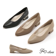 FM SHOES Classic All-Match Water-Repellent Pressure Relief Low-Heel Bag SHOES