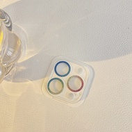 เพชรแฟลชฟิล์มกล้องไอโฟนรุ่นใหม่ ฟิล์มกระจก HD กันรอรอย เลนส์กล้อง for iphone 11 12 13 14 15 Pro Max 