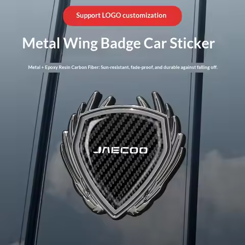 Suitable for JAECOO J5J6 J7plus jaecoo J8 J7Phev automotive metal badges side windows car logos carb