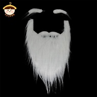 〔8C05〕 Party performance props Santa Claus white beard white eyebrows Set Hallowee 〔8C〕