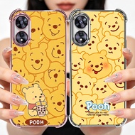 Q-16 Winnie the Pooh Anti-drop phone case for OPPO A18 A38 A3S A58 A60 4G