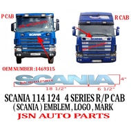 J120S18 ( SCANIA ) EMBLEM LOGO MARK SCANIA 114 124 4 SERIES R/P CAB 1469315