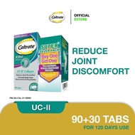 CALTRATE Joint Health UC-II Collagen Supplement, 2X More Effective vs Glucosamine &amp; Reduce Joint Discomfort, 90s+30s