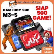 500 Permainan Terbina Dalam Konsole Gameboy SUP M3-S Games Retro Mini Gameboy Game Console Emulator 