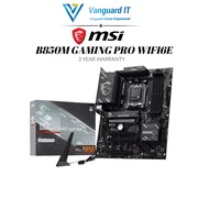 MSI B850M GAMING PLUS WIFI6E Micro ATX (mATX) AMD Gaming Motherboard | AMD AM5 Socket | 4-DDR5 DRAM 