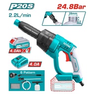 TOTAL เครื่องฉีดน้ำ ไร้สาย 20 โวลท์ [ พร้อมอุปกรณ์ ] รุ่น TPWLI2008 / TPWLI20084 [ Lithium-Ion Press