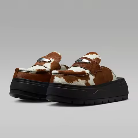 Nike Authentic JORDAN Women's Daily Wear Thick-Sole Printed Casual Shoes IB1497-001